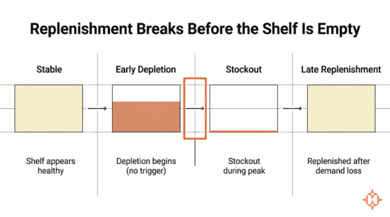 Replenishment Breakdowns Start With Visual Blind Spots